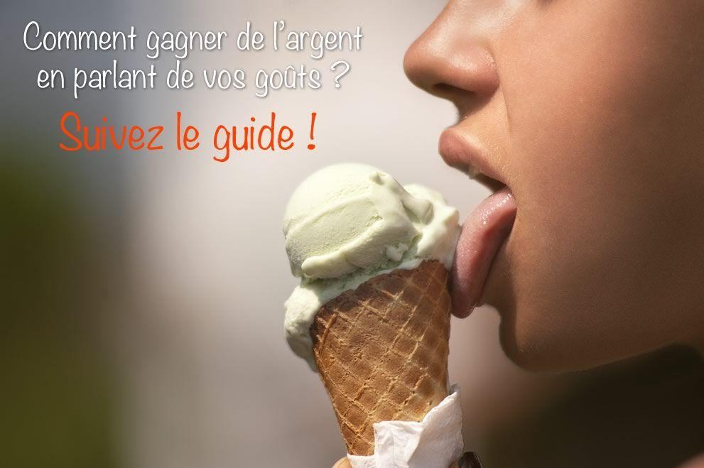 Testeur de produit en mangeant une glace : la grande classe