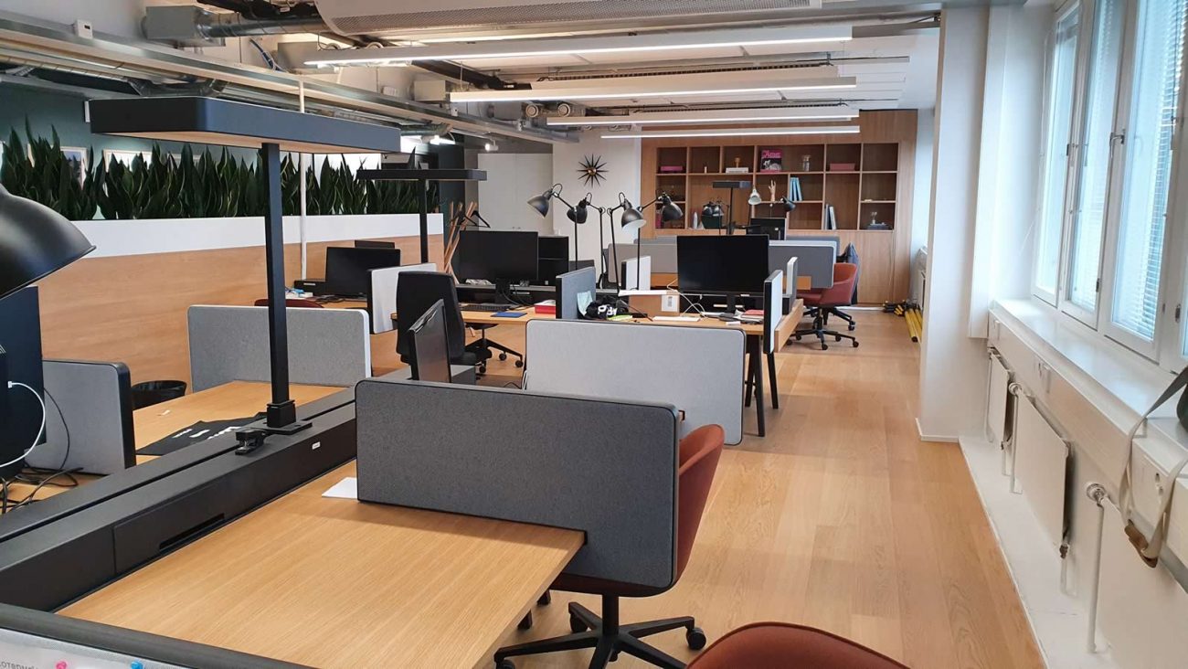 Intérieur des bureaux de co-working et avis sur SpacesWork. 